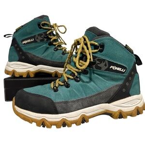 Foxelli Women Hiking Boot Teal Size 9 Waterproof Breathable LaceUp Outdoor 13939